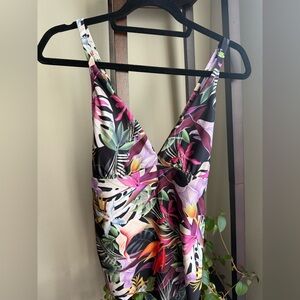 Title Nine Vibrant Floral One Piece tankini
